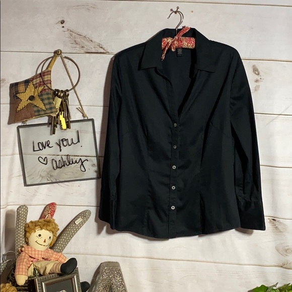 Banana Republic Tops - Banana Republic; Black; Blouse; Top; Shirt; L